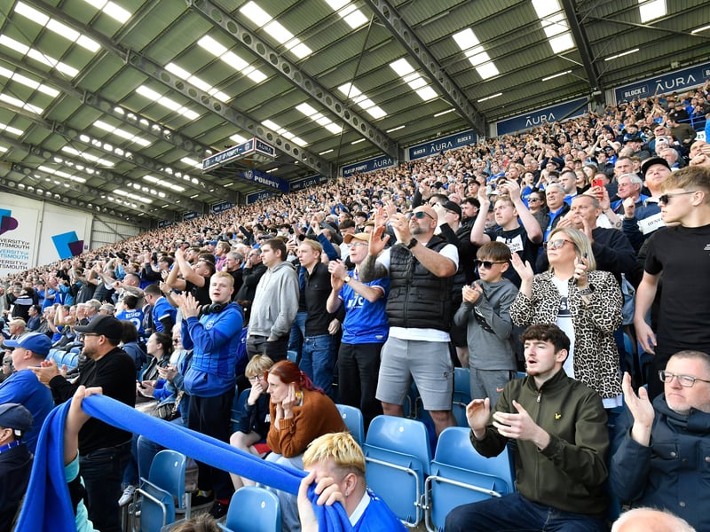 Pompey fans roared their team on to a huge win over Leicester City - captured by our photographer Graham Hunt.