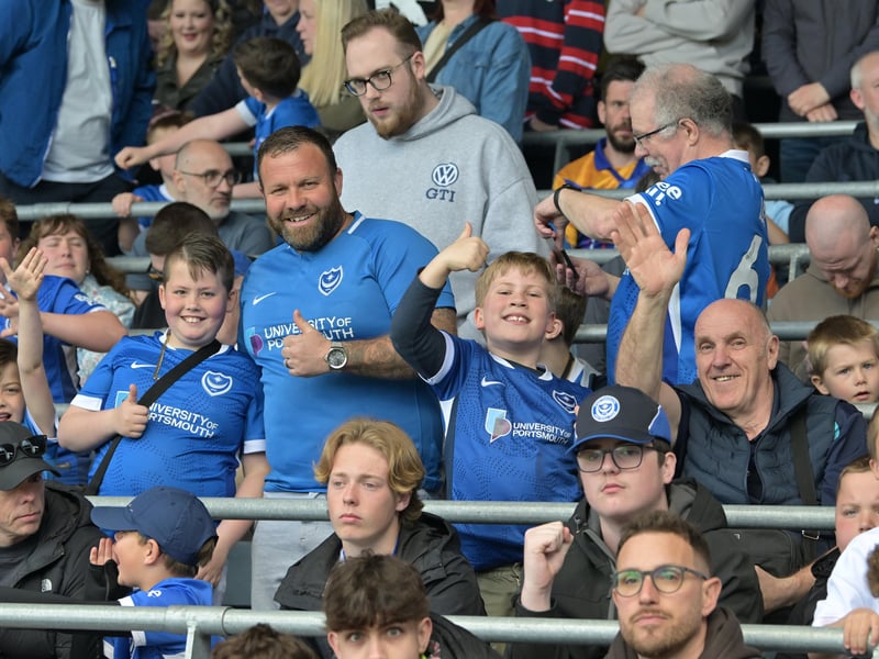 Pompey fans roared their team on to a huge win over Leicester City - captured by our photographer Graham Hunt.