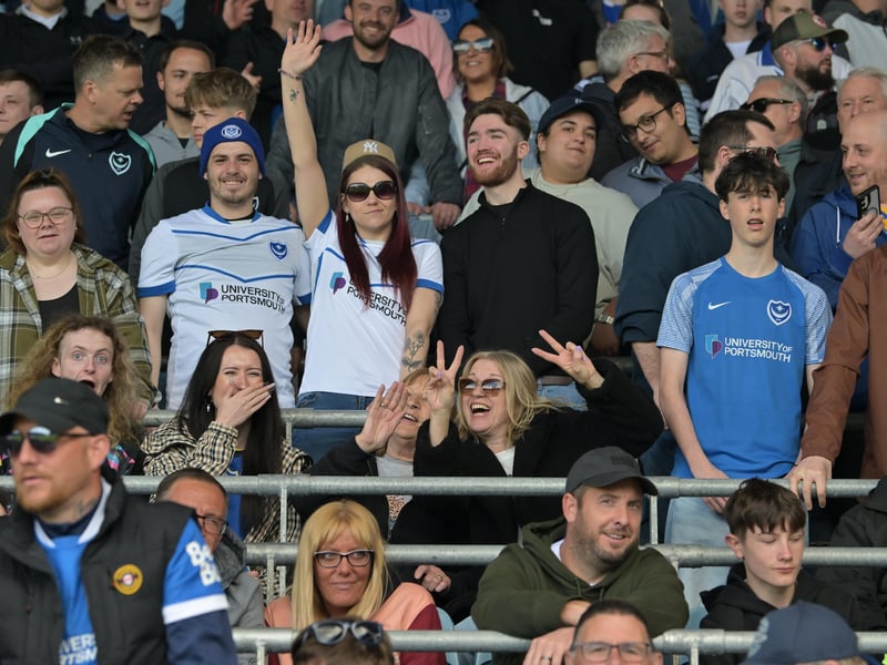 Pompey fans roared their team on to a huge win over Leicester City - captured by our photographer Graham Hunt.