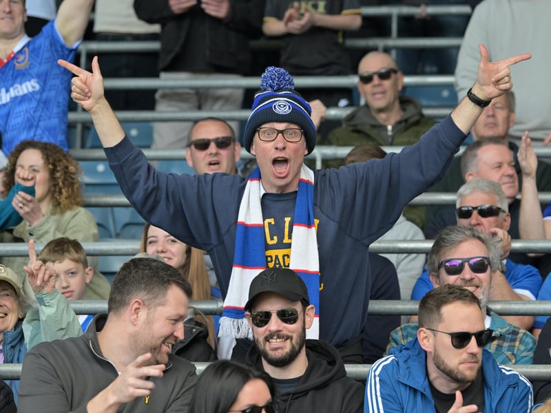Pompey fans roared their team on to a huge win over Leicester City - captured by our photographer Graham Hunt.