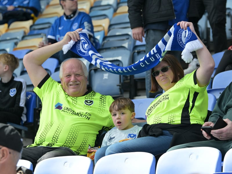 Pompey fans roared their team on to a huge win over Leicester City - captured by our photographer Graham Hunt.