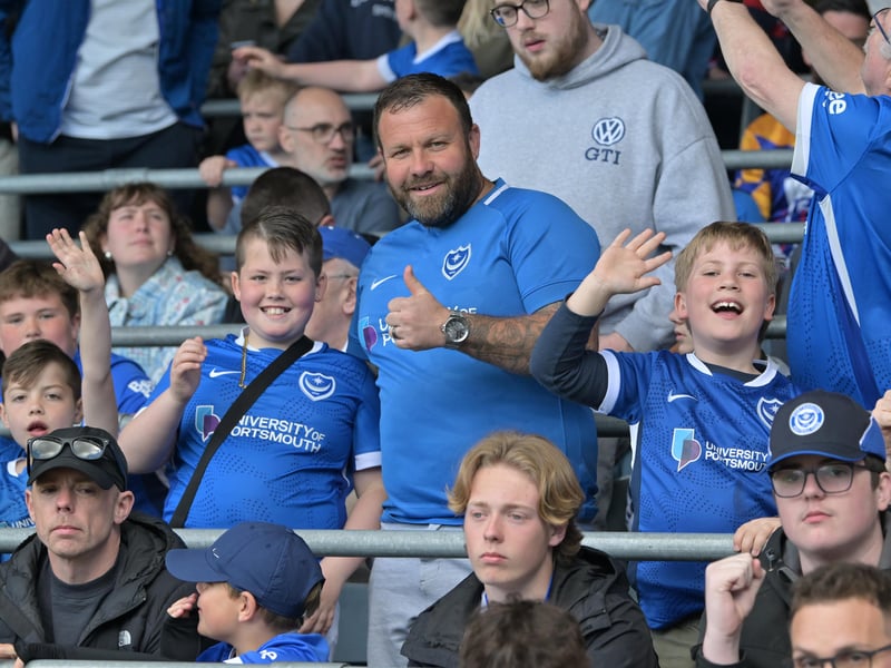 Pompey fans roared their team on to a huge win over Leicester City - captured by our photographer Graham Hunt.