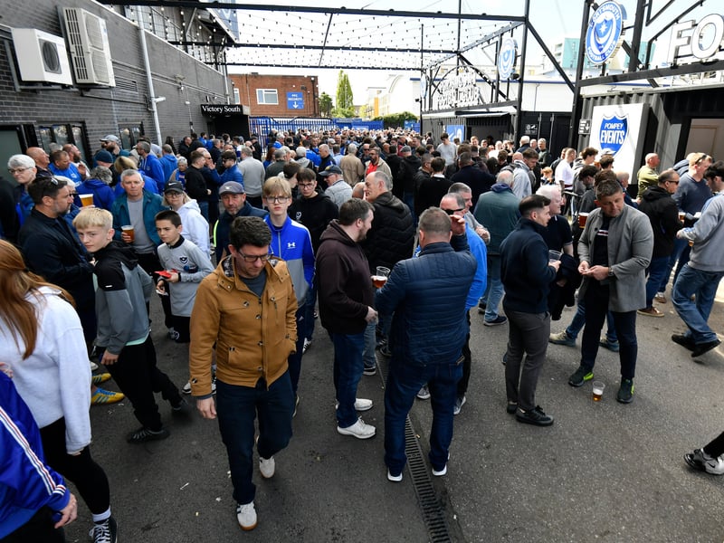 Pompey fans roared their team on to a huge win over Leicester City - captured by our photographer Graham Hunt.