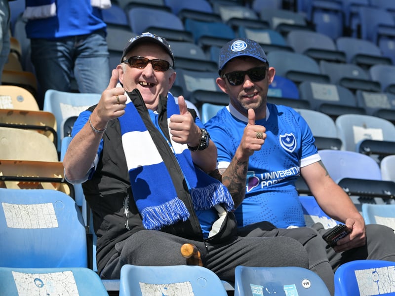 Pompey fans roared their team on to a huge win over Leicester City - captured by our photographer Graham Hunt.