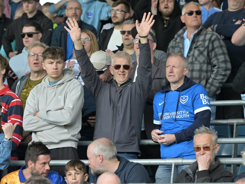 Pompey fans roared their team on to a huge win over Leicester City - captured by our photographer Graham Hunt.