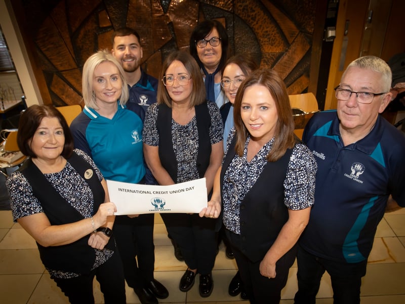 Derry Credit Union staff pictured on Saturday celebrating International Credit Union Day.