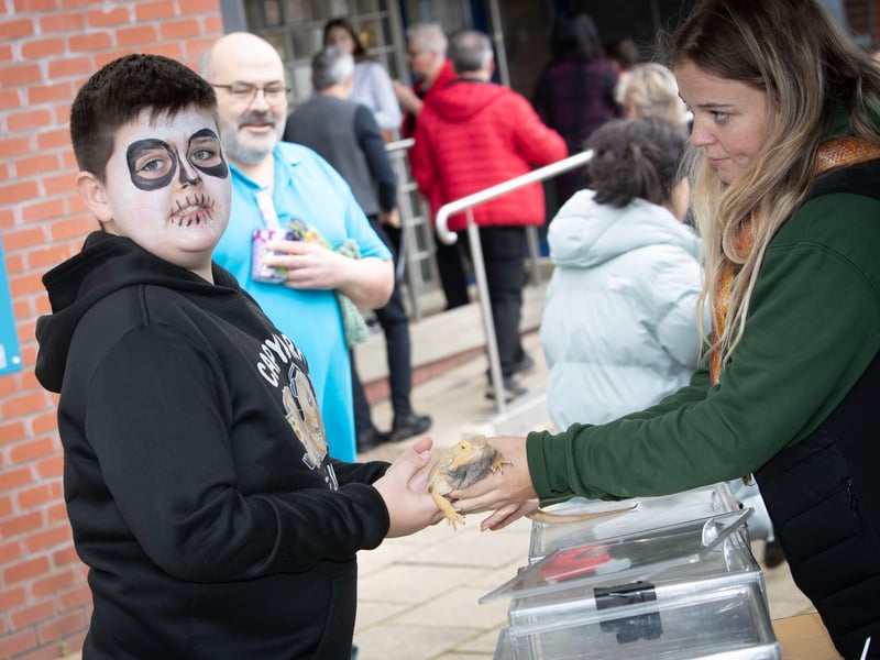 Young Jacob pictured during International Credit Union celebrations at Abbey Street on Saturday.
