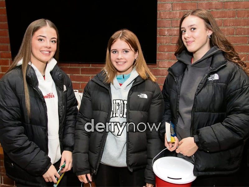 Sophie McAlister, Faye Callaghan and Kaila Coyle.