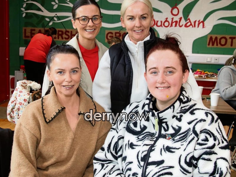 Charlene, Shauneen, Orlaith and Bernie. (Photos - Deirdre Heaney, nwpresspics)