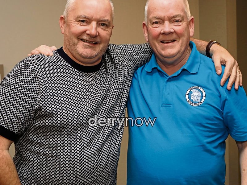 Shaun Condren with Raymond Carton.