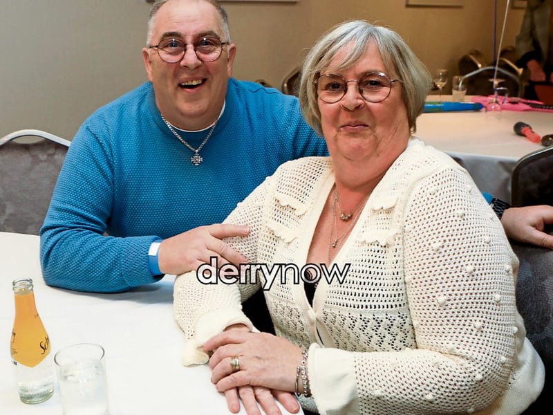John and Linda Cusack at the Trojans FC fundraiser "Stars in their Eyes" held in the Maldron Hotel. (Photos - Tom Heaney, nwpresspics)