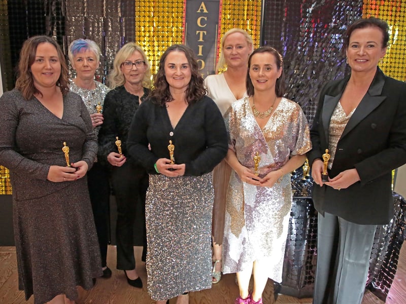 Caption: Irene Brady, Breda Kennedy, Siobhán Smith, Ann-marie Sorohan, Ellen Marie McElligott, Brenda Cunningham, Annie Kiernan