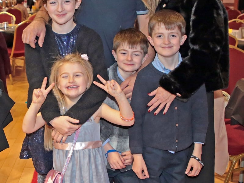 Caption: Shane, Dina, Clíodhna Belle, Cora, Luke and Theo Kiernan