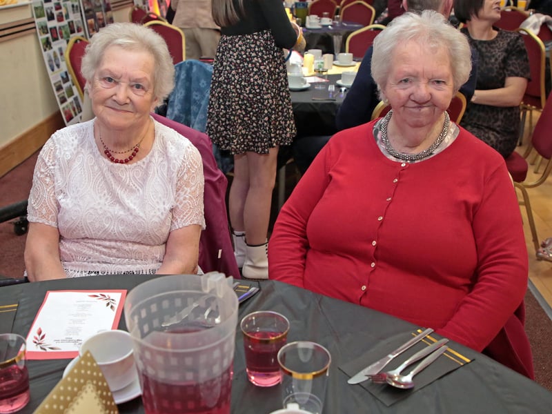 Caption: Elizabeth Clynes, Ann Maguire