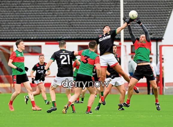Action from the Premier Electrics Derry GAA Club Junior Championship final Slaughtmanus v. Doire Trasna in Celtic Park on Sunday. (Photos - Tom Heaney, nwpresspics) We want your photos to feature on the website via our Camera Club. Do you have a great photo from life in the locality? Whether it’s a party, wedding, communion, landscape, a quirky shot from your archives, or a simple everyday moment, we want your snapshots. We are inviting people to share photos that capture the spirit of the county. From special occasions to quieter moments, your pictures help tell the story of everyday life in our community. To submit: Go to the Camera Club page and follow the instructions to upload your photo. Include your name, where it was taken, and a short caption if you can. Your photo could be featured on our website and newspaper and seen by readers across the county and beyond. TAP HERE TO SUBMIT YOUR PICTURES TODAY