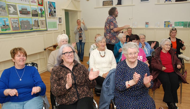 A great reaction from all in attendance at Age Friendly Roscrea's event to mark Positive Ageing Week. Photos: PJ Wright As part of Positive Ageing Week the Age Friendly group in Roscrea raised the roof of the former Courthouse with a visit from Music and Health Ireland on Wednesday afternoon. The Rosie Grey's singing group were joined by David Hope, Darran Bourke and Colin Kenny for a very enjoyable afternoon of music and singing. We want your photos to feature on the website via our Camera Club. Do you have a great photo from life in the locality? Whether it’s a party, wedding, communion, landscape, a quirky shot from your archives, or a simple everyday moment, we want your snapshots. We are inviting people to share photos that capture the spirit of the county. From special occasions to quieter moments, your pictures help tell the story of everyday life in our community. To submit: Go to the Camera Club page and follow the instructions to upload your photo. Include your name, where it was taken, and a short caption if you can. Your photo could be featured on our website and newspaper and seen by readers across the county and beyond. TAP HERE TO SUBMIT YOUR PICTURES TODAY