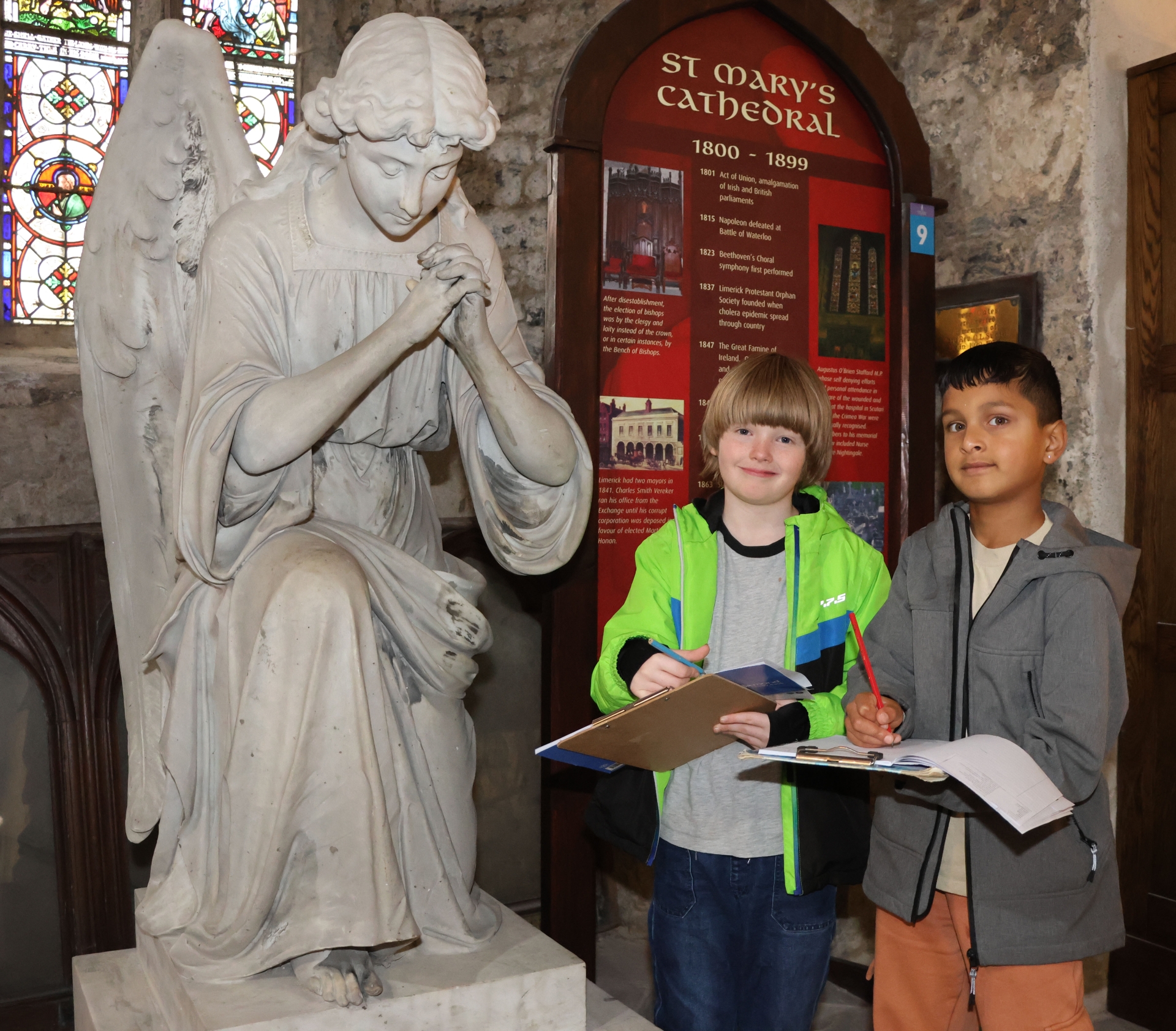PICTURES: Limerick students visit St Mary's Cathedral for art project
