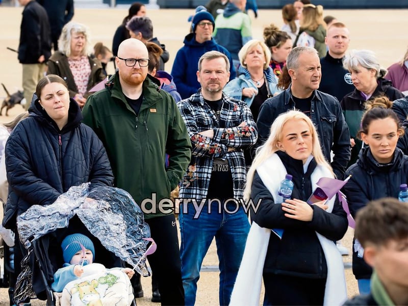 A section of the crowd.