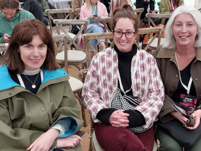 Patricia Fallon, Meadhbh Bolger from Ballinakill and and Susan Garrett, Heritage Council.