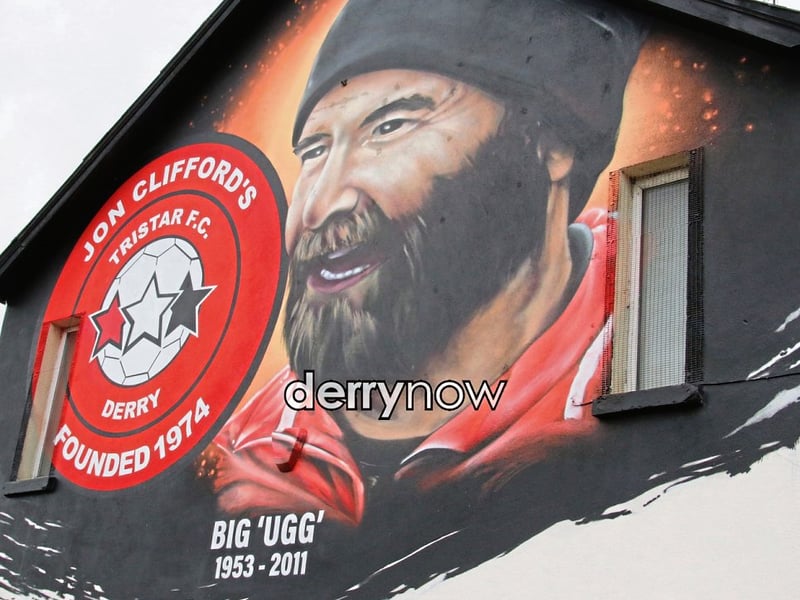 New Mural of Big Ugg at Jon Clifford Park. 