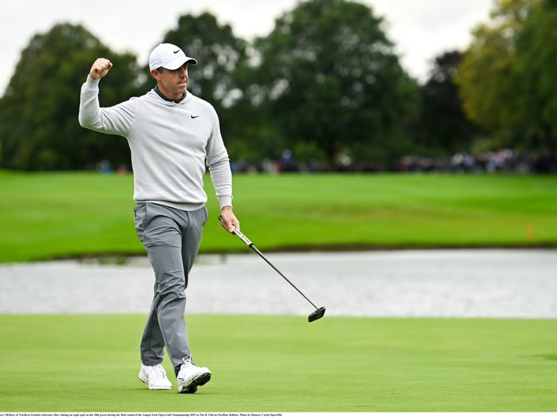 The Amgen Irish open produced a memorable week of golf at the K Club Golf Course in Kildare. It culminated in a dramatic victory for Rory McIlroy in a tournament filled with world-class golf and excitement throughout. CLICK ON THE ARROWS ABOVE TO GO THROUGH ALL THE PICTURES