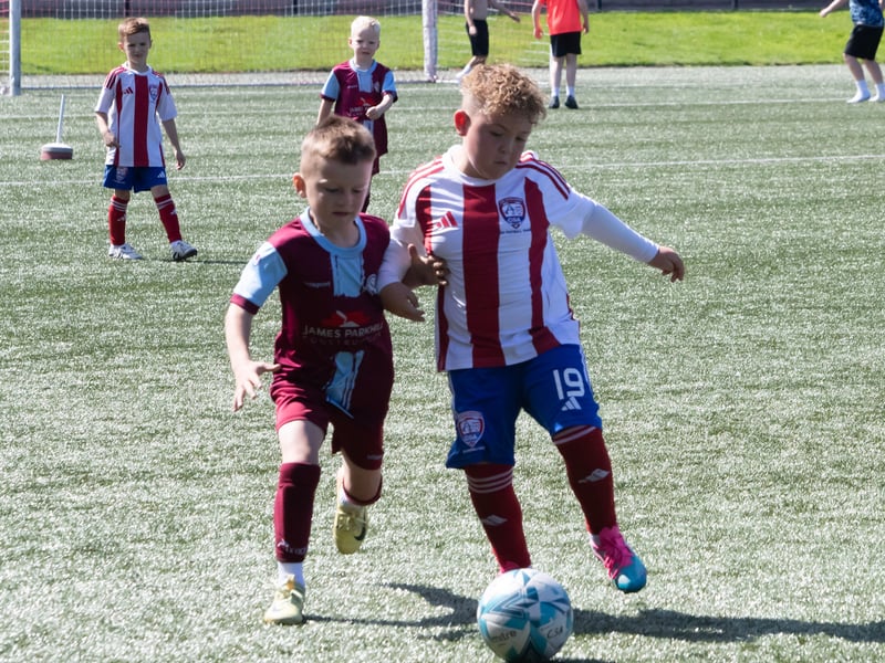 Action from one of the games in the Ryan McBride Cup at Brandywell.