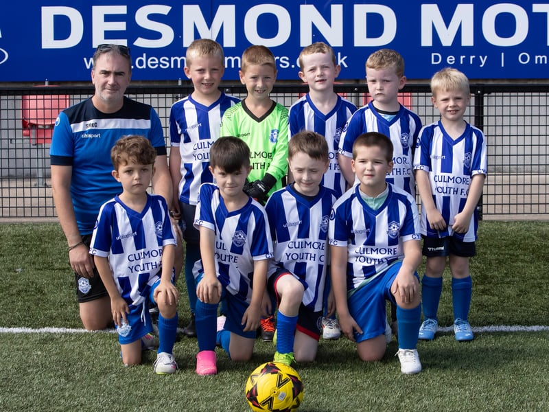 The Culmore Youth FC u-7s.