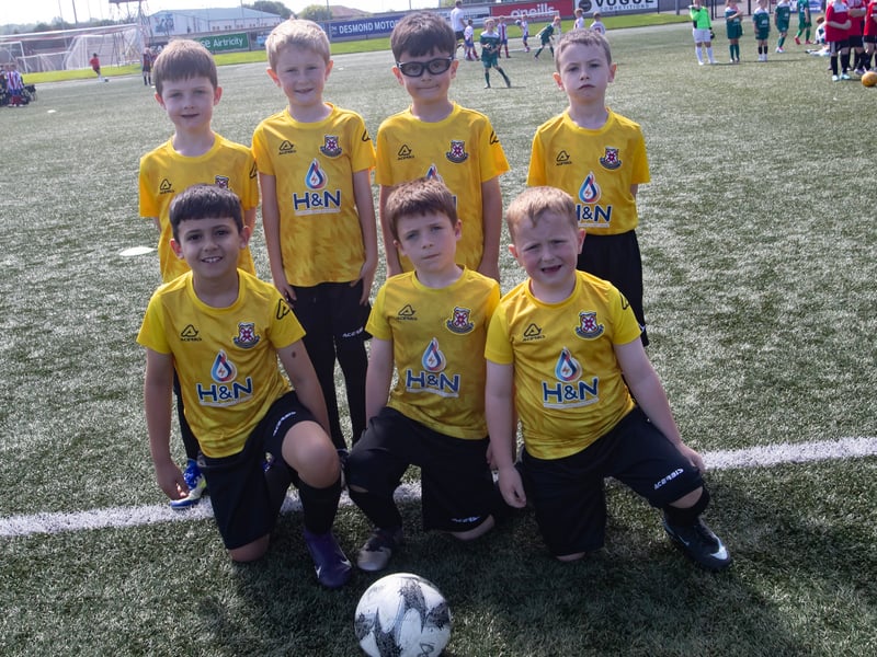 The Limavady FC u-7s.