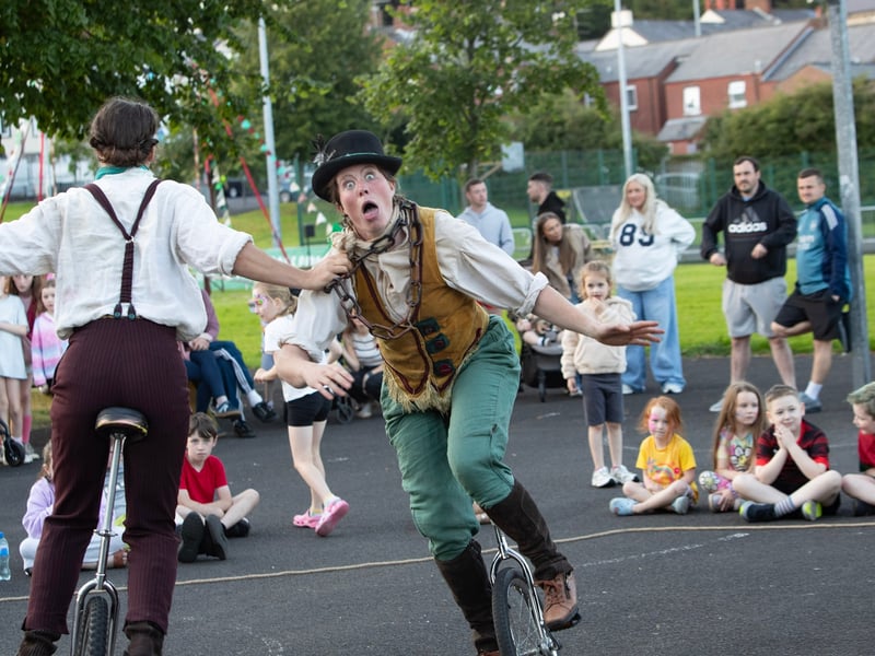 Fun and games at Bull Park on Friday night. (Photos: Jim McCafferty Photography)