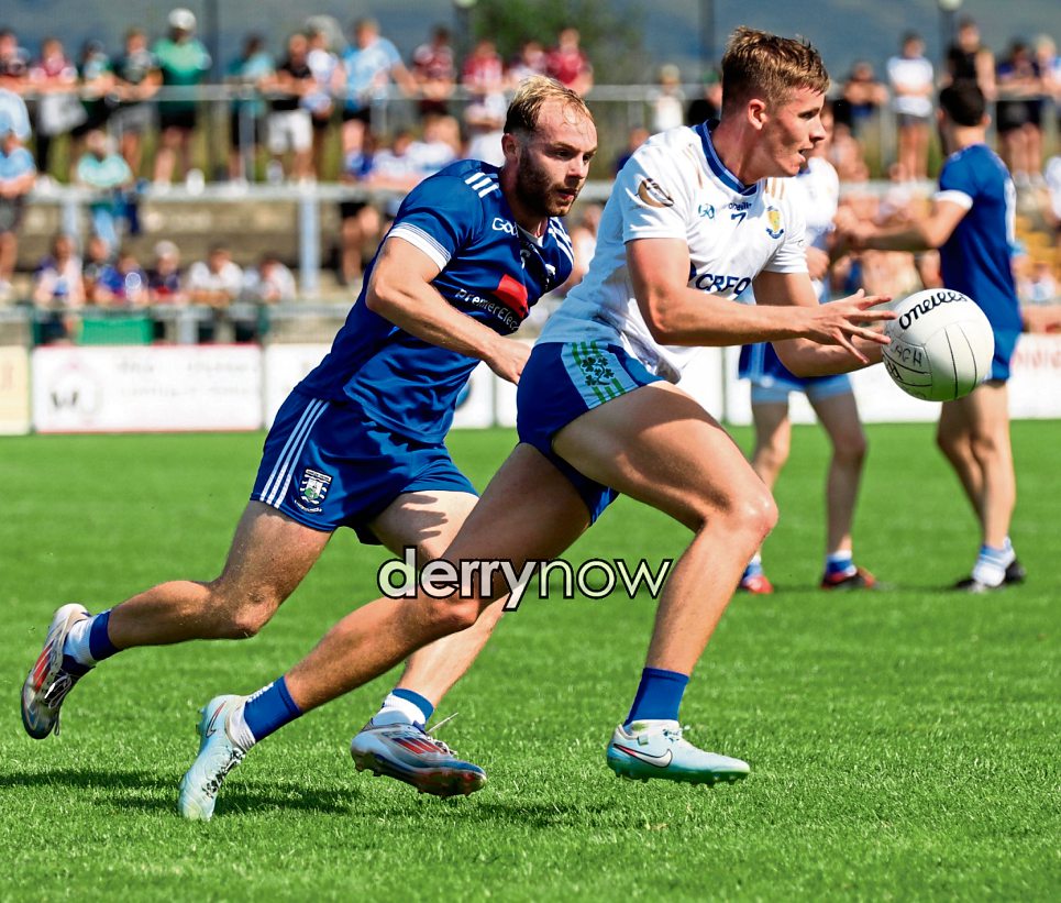 Ballinderry's Ruairi Forbes presses forward against Bellaghy in the Derry SFC Round 1 at Owenbeg on Sunday. (Photos - Tom Heaney, nwpresspics) We want your photos to feature on the website via our Camera Club. Do you have a great photo from life in the locality? Whether it’s a party, wedding, communion, landscape, a quirky shot from your archives, or a simple everyday moment, we want your snapshots. We are inviting people to share photos that capture the spirit of the county. From special occasions to quieter moments, your pictures help tell the story of everyday life in our community. To submit: Go to the Camera Club page and follow the instructions to upload your photo. Include your name, where it was taken, and a short caption if you can.  Your photo could be featured on our website and newspaper and seen by readers across the county and beyond.  TAP HERE TO SUBMIT YOUR PICTURES TODAY