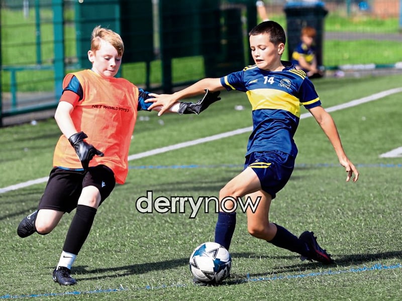 Action from Don Boscos v. Trojans U10s final.