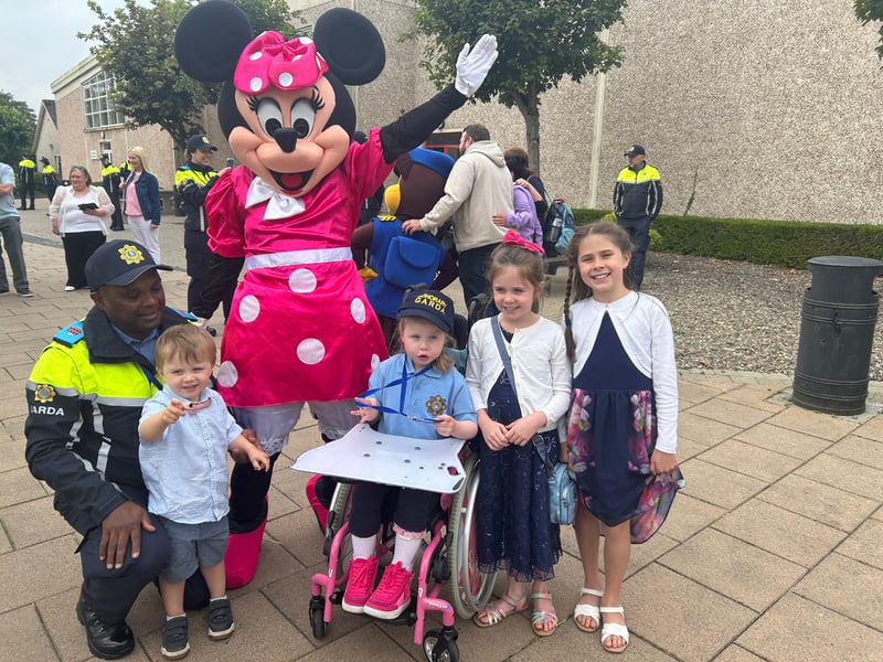 There was smiles and laughter in abundance at Templemore Garda College, as 31 new Gardaí were conferred as part of the Little Blue Heroes foundation, August 19. Families and spectators were treated to a marching performance from the Garda class of 2025, intake 244 - who are set to graduate themselves on Friday, August 22. Children and teenagers with serious illnesses received honorary degrees and badges. Comedian and actor Pat Shortt was in attendance at the event representing the Blue Knights motorcycle club, to the delight of many parents along with the new honorary Gardaí. Paw Patrol and Minnie Mouse also hit the scene and proved to be very popular with the Little Blue Heroes. READ MORE: Ever hear of a split mortgage? Third option for homebuyers in fixed vs variable debate The Gardaí have raised one million Euro for the Little Blue Heroes, according to the charity’s co-founder Alan Roughneen. One parent said that while financial assistance for families with serious illnesses is a part of the Little Blue Heroes, the Gardaí are extremely subtle about fundraising, and never do so in front of the children. The charity also runs a buddy program, where an assigned volunteer Garda will regularly visit a family they are paired with. After a parade which featured motorcycles, Garda escorts and of course the new honorary recruits, Alan Roughneen gave a speech thanking the Little Blue Heroes for their “ongoing engagement and friendship with our Garda Buddies” saying that their effort is “what makes our honorary Garda program work”. The Little Blue Heroes Foundation was established in 2017, and is a charity led by Garda members, retired Garda members and people from local communities on a voluntary basis.