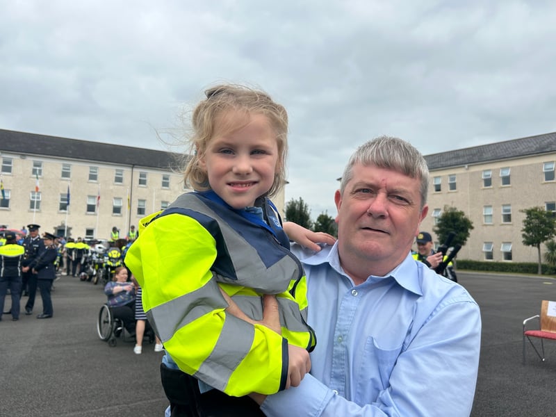 There was smiles and laughter in abundance at Templemore Garda College, as 31 new Gardaí were conferred as part of the Little Blue Heroes foundation, August 19. Families and spectators were treated to a marching performance from the Garda class of 2025, intake 244 - who are set to graduate themselves on Friday, August 22. Children and teenagers with serious illnesses received honorary degrees and badges. Comedian and actor Pat Shortt was in attendance at the event representing the Blue Knights motorcycle club, to the delight of many parents along with the new honorary Gardaí. Paw Patrol and Minnie Mouse also hit the scene and proved to be very popular with the Little Blue Heroes. READ MORE: Ever hear of a split mortgage? Third option for homebuyers in fixed vs variable debate The Gardaí have raised one million Euro for the Little Blue Heroes, according to the charity’s co-founder Alan Roughneen. One parent said that while financial assistance for families with serious illnesses is a part of the Little Blue Heroes, the Gardaí are extremely subtle about fundraising, and never do so in front of the children. The charity also runs a buddy program, where an assigned volunteer Garda will regularly visit a family they are paired with. After a parade which featured motorcycles, Garda escorts and of course the new honorary recruits, Alan Roughneen gave a speech thanking the Little Blue Heroes for their “ongoing engagement and friendship with our Garda Buddies” saying that their effort is “what makes our honorary Garda program work”. The Little Blue Heroes Foundation was established in 2017, and is a charity led by Garda members, retired Garda members and people from local communities on a voluntary basis.