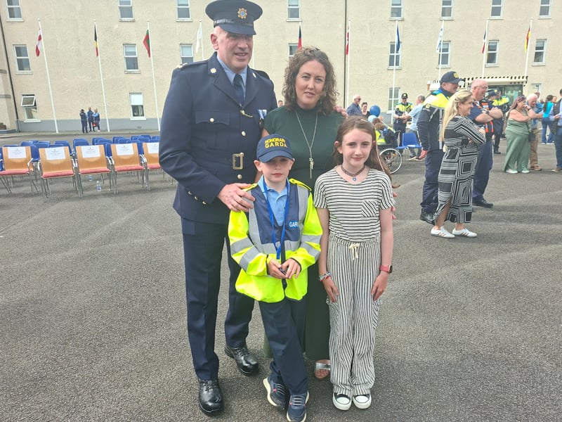 There was smiles and laughter in abundance at Templemore Garda College, as 31 new Gardaí were conferred as part of the Little Blue Heroes foundation, August 19.  Families and spectators were treated to a marching performance from the Garda class of 2025, intake 244 - who are set to graduate themselves on Friday, August 22. Children and teenagers with serious illnesses received honorary degrees and badges.  Comedian and actor Pat Shortt was in attendance at the event representing the Blue Knights motorcycle club, to the delight of many parents along with the new honorary Gardaí. Paw Patrol and Minnie Mouse also hit the scene and proved to be very popular with the Little Blue Heroes.  READ MORE: Ever hear of a split mortgage? Third option for homebuyers in fixed vs variable debate The Gardaí have raised one million Euro for the Little Blue Heroes, according to the charity’s co-founder Alan Roughneen. One parent said that while financial assistance for families with serious illnesses is a part of the Little Blue Heroes, the Gardaí are extremely subtle about fundraising, and never do so in front of the children.  The charity also runs a buddy program, where an assigned volunteer Garda will regularly visit a family they are paired with.  After a parade which featured motorcycles, Garda escorts and of course the new honorary recruits, Alan Roughneen gave a speech thanking the Little Blue Heroes for their “ongoing engagement and friendship with our Garda Buddies” saying that their effort is “what makes our honorary Garda program work”.  The Little Blue Heroes Foundation was established in 2017, and is a charity led by Garda members, retired Garda members and people from local communities on a voluntary basis.