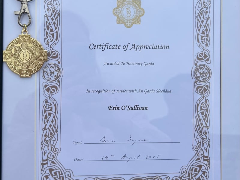 There was smiles and laughter in abundance at Templemore Garda College, as 31 new Gardaí were conferred as part of the Little Blue Heroes foundation, August 19. Families and spectators were treated to a marching performance from the Garda class of 2025, intake 244 - who are set to graduate themselves on Friday, August 22. Children and teenagers with serious illnesses received honorary degrees and badges. Comedian and actor Pat Shortt was in attendance at the event representing the Blue Knights motorcycle club, to the delight of many parents along with the new honorary Gardaí. Paw Patrol and Minnie Mouse also hit the scene and proved to be very popular with the Little Blue Heroes. READ MORE: Ever hear of a split mortgage? Third option for homebuyers in fixed vs variable debate The Gardaí have raised one million Euro for the Little Blue Heroes, according to the charity’s co-founder Alan Roughneen. One parent said that while financial assistance for families with serious illnesses is a part of the Little Blue Heroes, the Gardaí are extremely subtle about fundraising, and never do so in front of the children. The charity also runs a buddy program, where an assigned volunteer Garda will regularly visit a family they are paired with. After a parade which featured motorcycles, Garda escorts and of course the new honorary recruits, Alan Roughneen gave a speech thanking the Little Blue Heroes for their “ongoing engagement and friendship with our Garda Buddies” saying that their effort is “what makes our honorary Garda program work”. The Little Blue Heroes Foundation was established in 2017, and is a charity led by Garda members, retired Garda members and people from local communities on a voluntary basis.