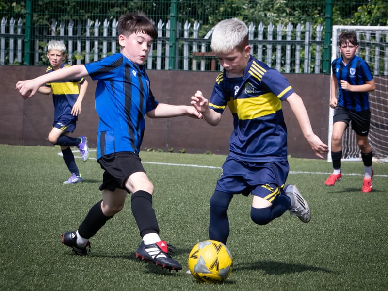 Action from the semi-final clash between Don Boscos and Oxford United Swifts.