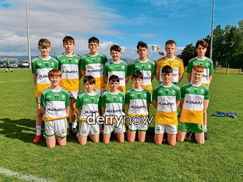 Buncrana, winners of the John MacChrystal Shield.