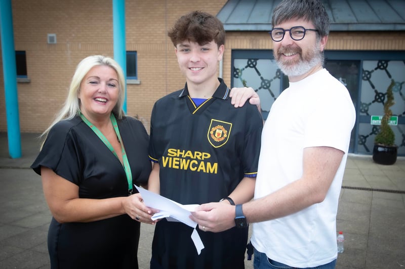 IN PICTURES: St. Joseph's Boys School pupils receive their A-Level results