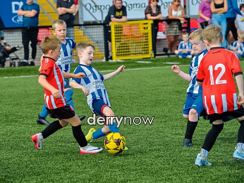 Soccer action from the Ryan McBride Summer Camp.