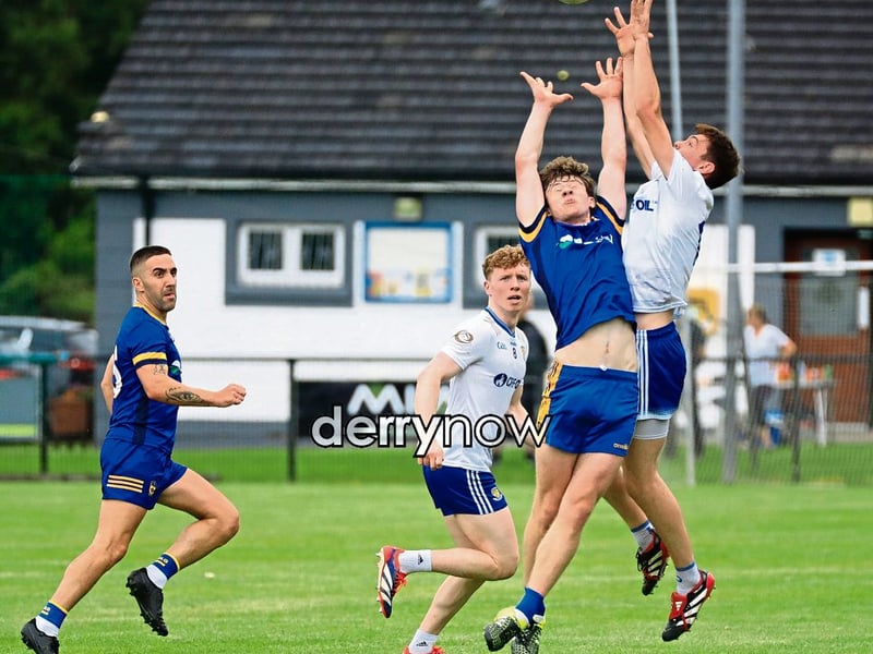 Action from Ballinderry v Steelstown Brian Ogs action on Saturday.