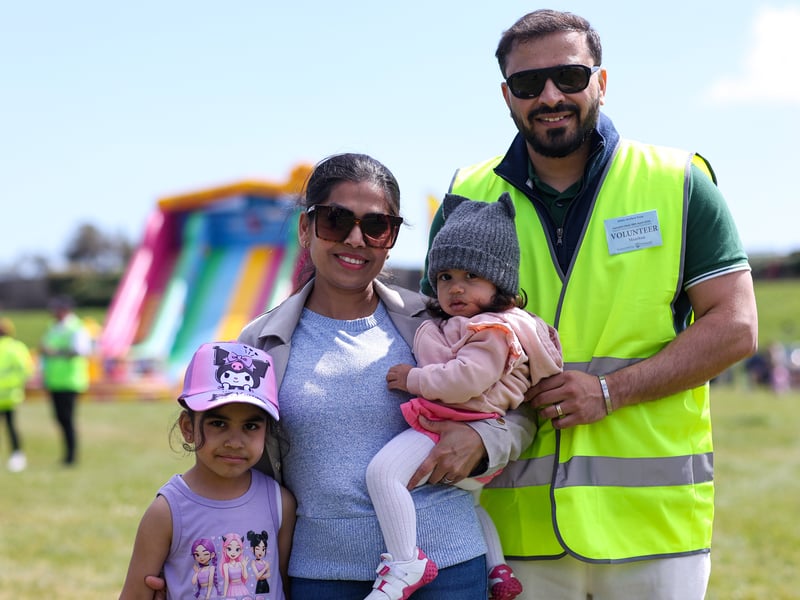 The Dave family. Vaisakhi Mela, Castle Field, Southsea
Picture: Chris Moorhouse (180426-42)