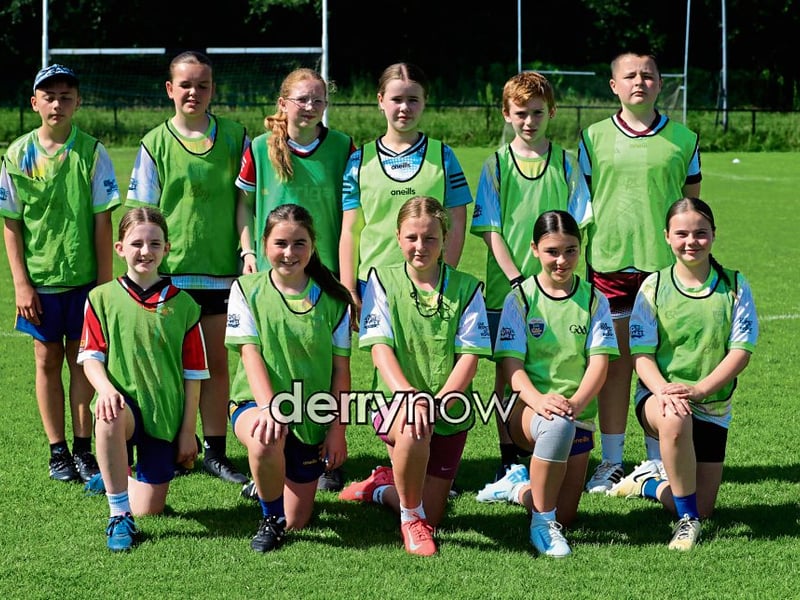 Team taking part in the Steelstown Brian Og’s Cul Camp