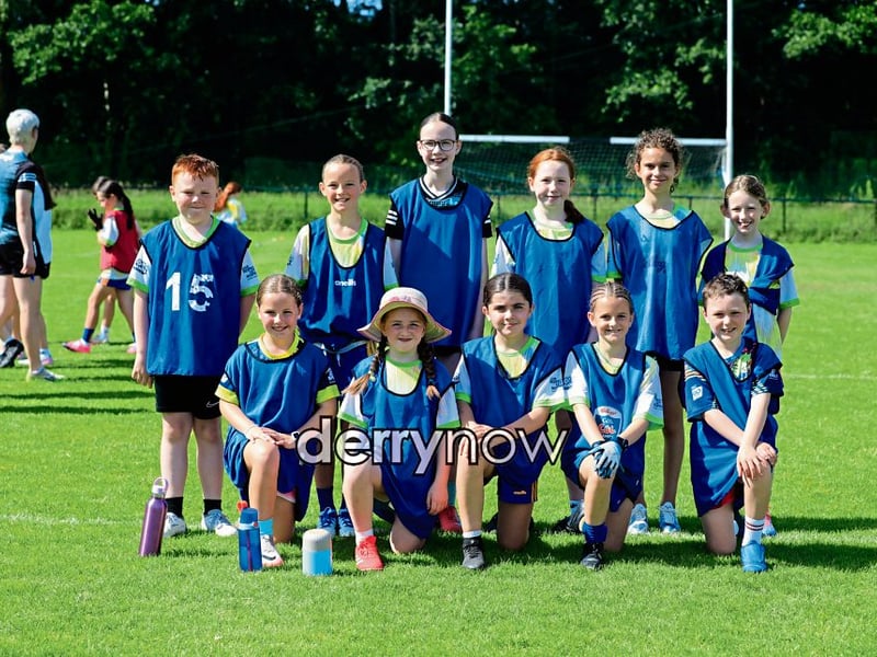 Team taking part in the Steelstown Brian Og’s Cul Camp