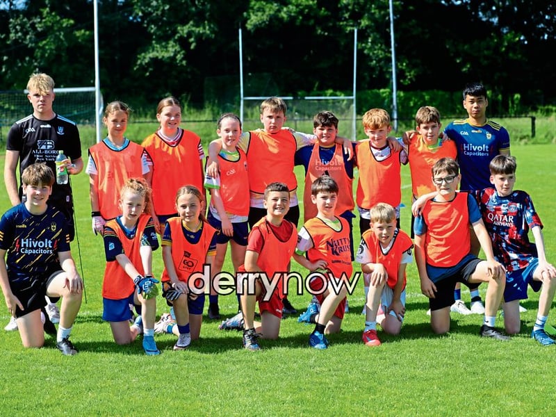 Team taking part in the Steelstown Brian Og’s Cul Camp (Photos - Tom Heaney, nwpresspics)