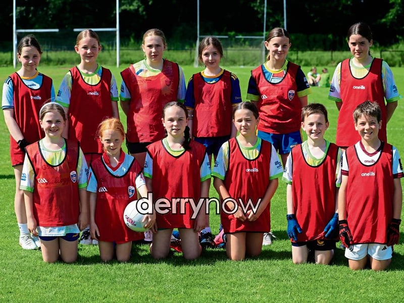 Team taking part in the Steelstown Brian Og’s Cul Camp