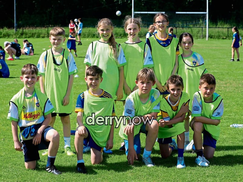Team taking part in the Steelstown Brian Og’s Cul Camp (Photos - Tom Heaney, nwpresspics)
