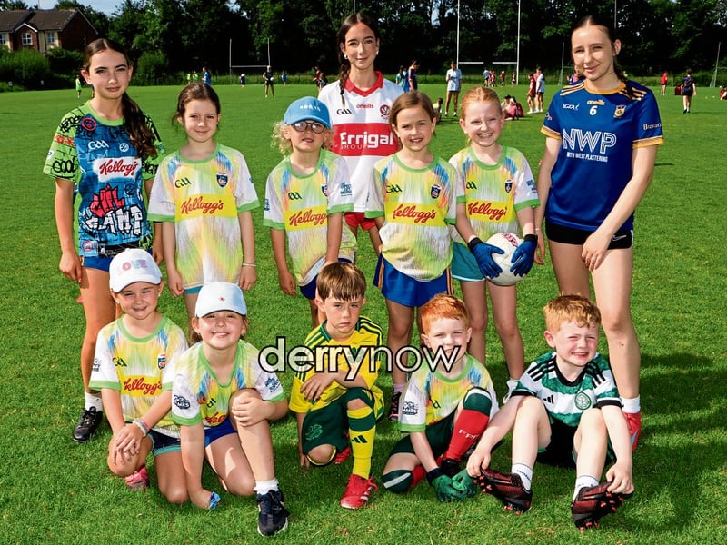 8-9 years team with their coaches at the Steelstown Brian Og’s Cul Camp (Photos - Tom Heaney, nwpresspics)