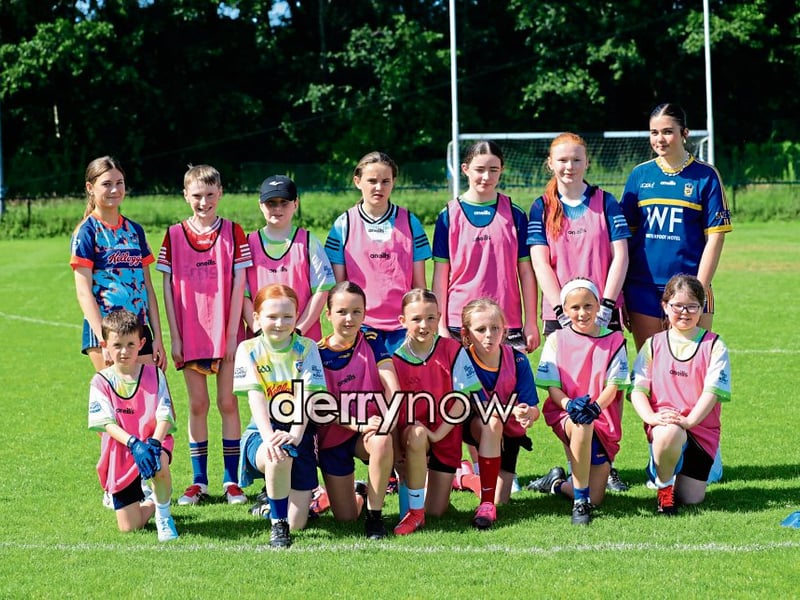 Team taking part in the Steelstown Brian Og’s Cul Camp