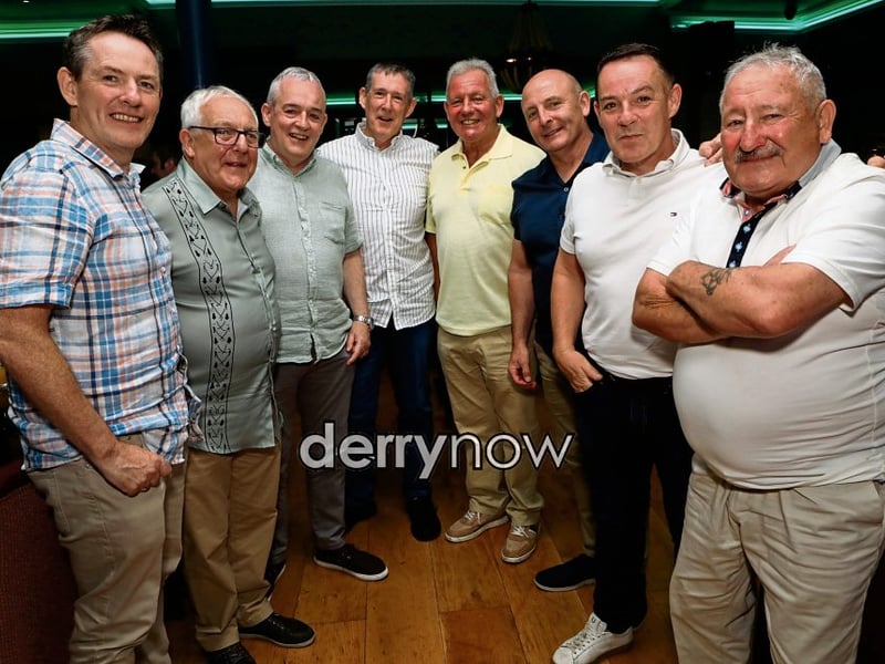 Mickey O’Connor celebrating his 70th birthday with members of the Kennedy and O’Connor clans.