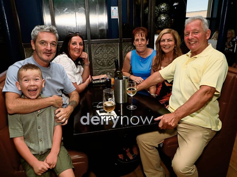Mickey O’Connor celebrating his 70th birthday with guests in the Bentley.